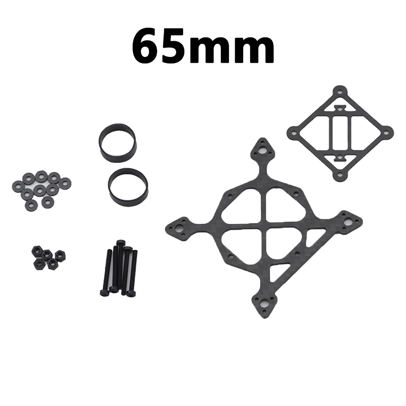 65mm 휠베이스 3K 카본 파이버 바텀 플레이트 프레 - Eachine Drone E010 리뷰 및 가격